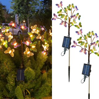 Solárna lampa, 66 cm, 2 ks.